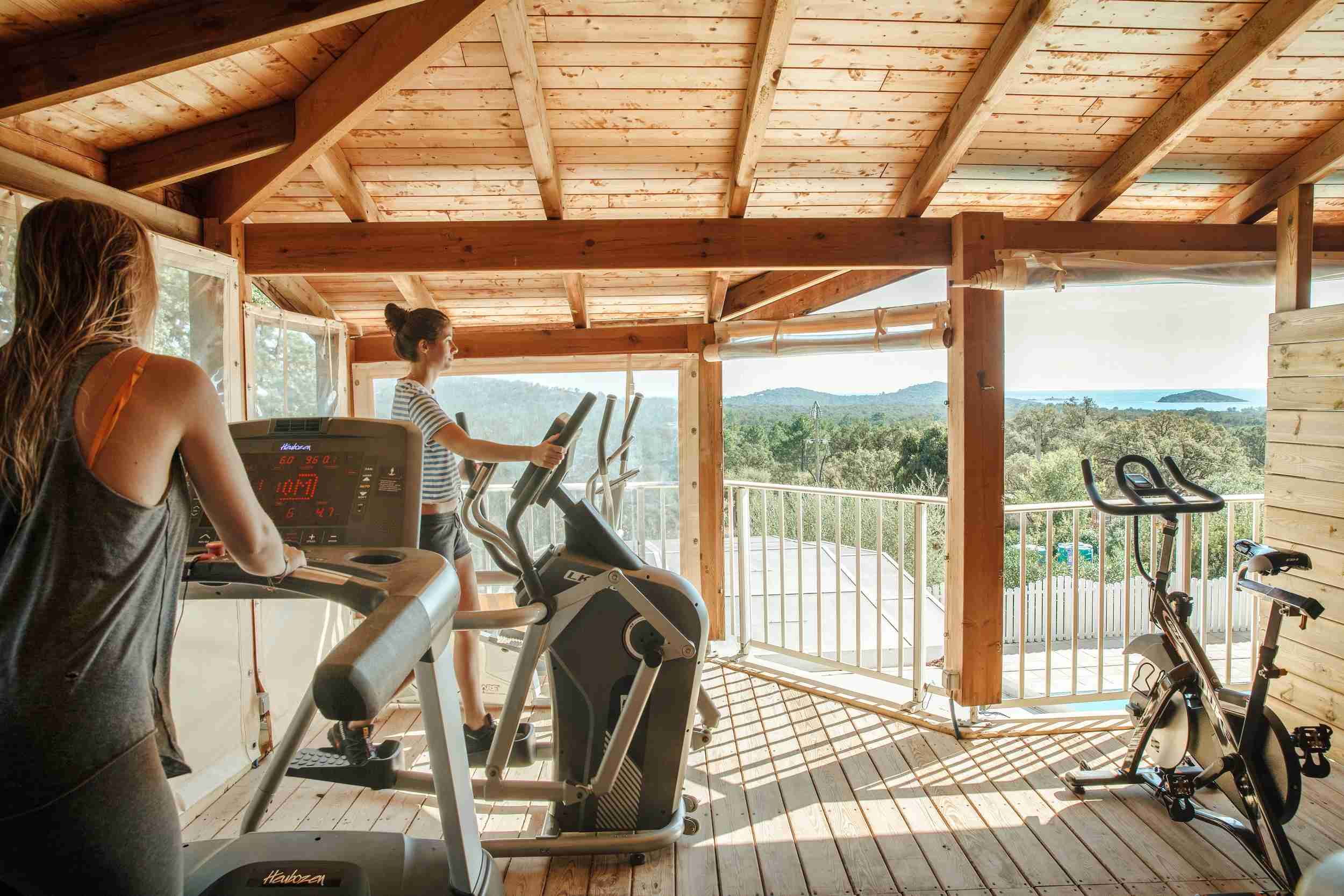 Gym in our 4-star Chiar' Di Luna residence in Porto-Vecchio