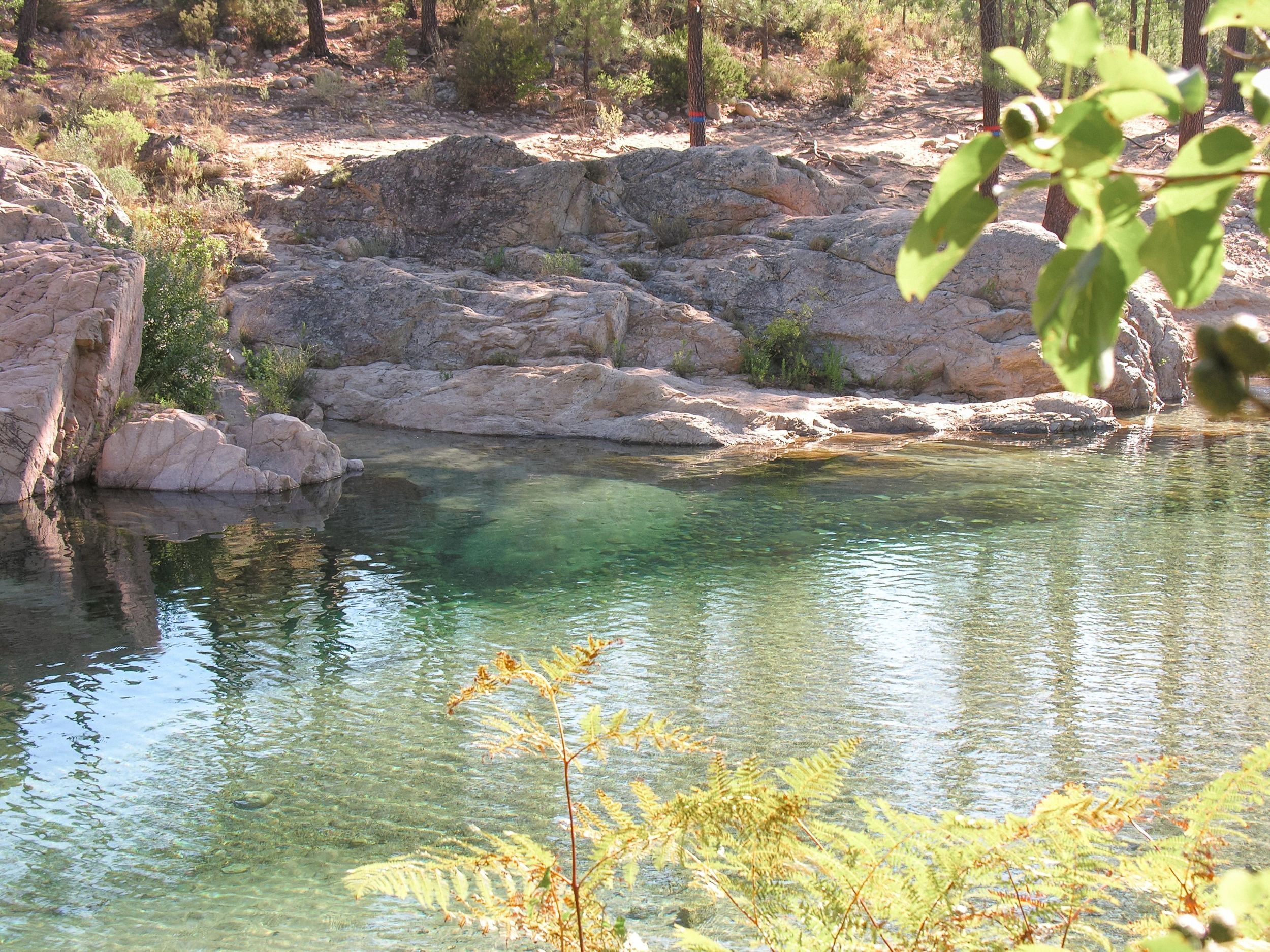 The Zonza river from our 4-star residence in Porto-Vecchio