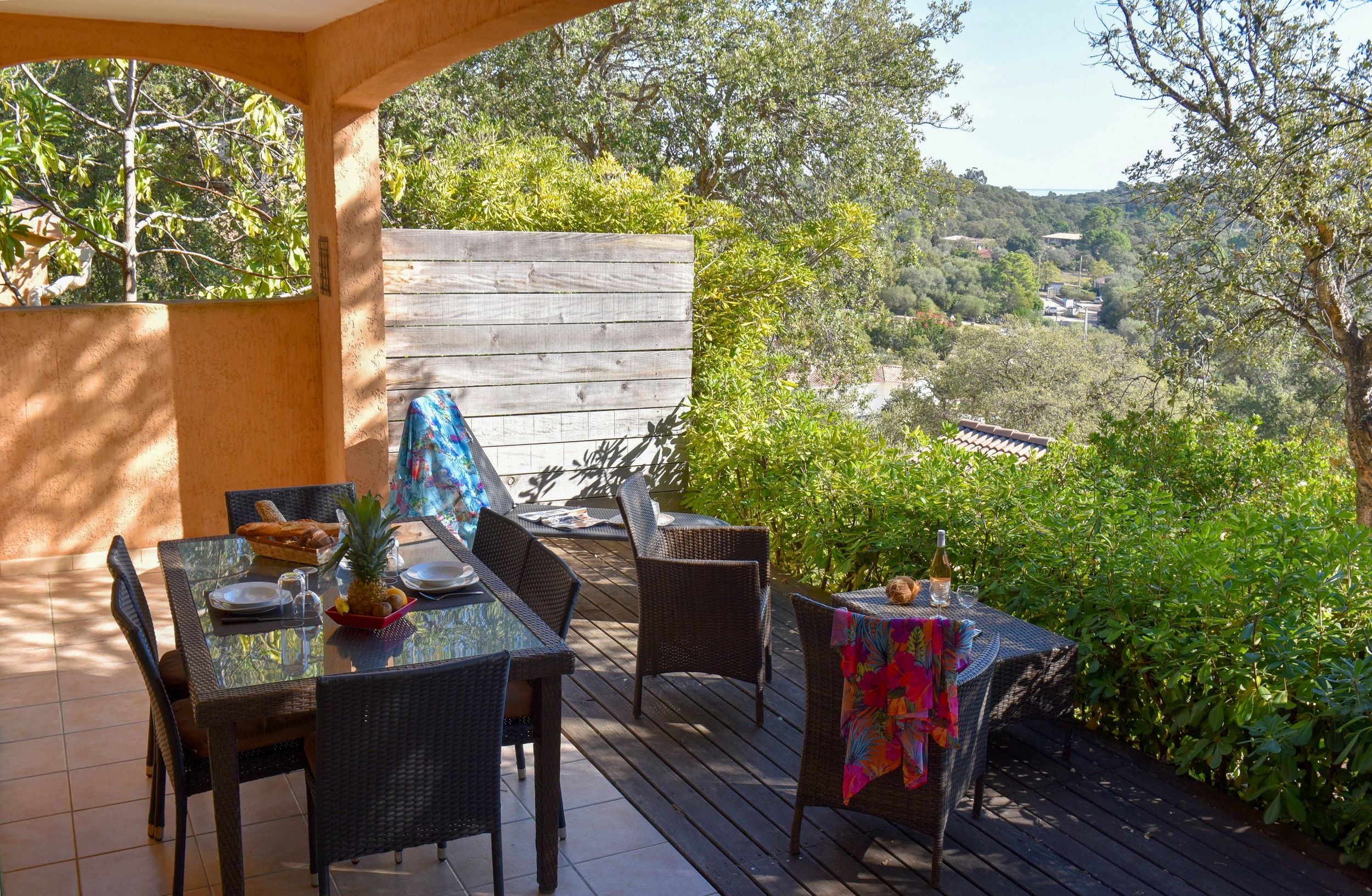 Villa haut de gamme à Porto-Vecchio avec grand balcon