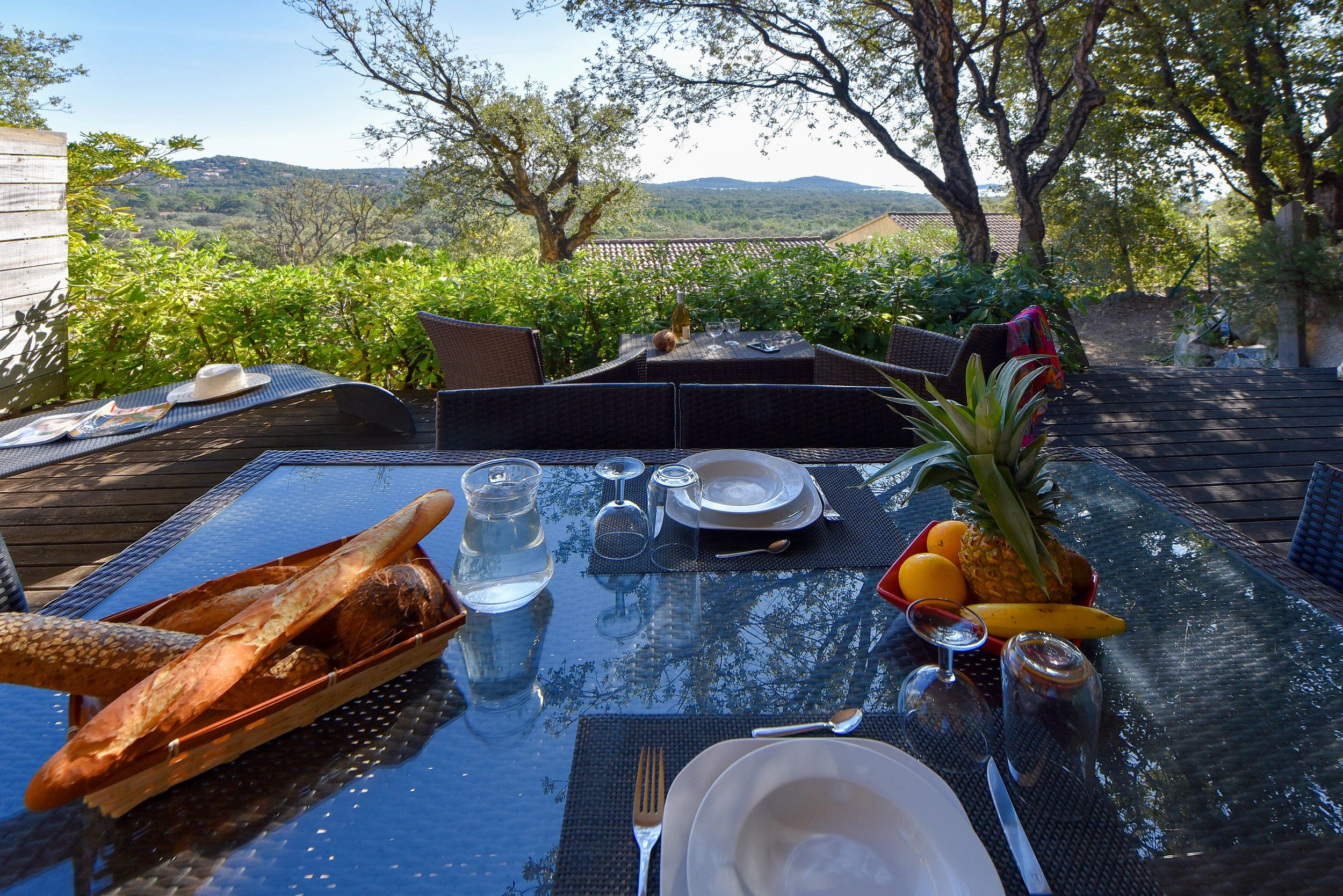 Luxury villa in the south of Corsica with sea view